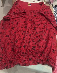 Red Printed T-Shirt