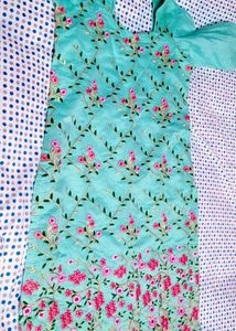 Kurta with new silk saree