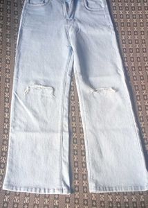 Light Wash Distressed Jeans