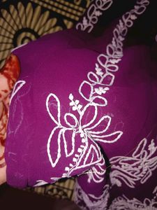 Chikankari A Line Kurti