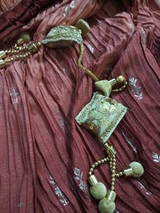 Maroon Embroidered Blouse