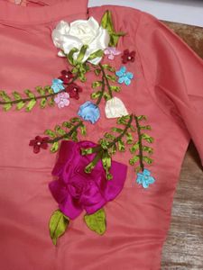Elegant Embroidered Kurta