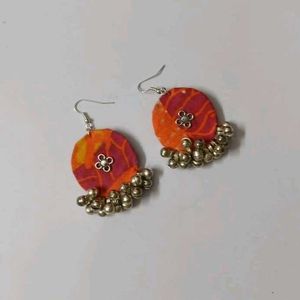 Handcrafted Fabric Earrings
