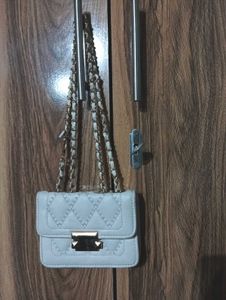 Chic Quilted Chain Sling Bag