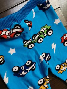 Cute Car Print Joggers for Kids
