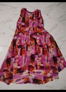 Vibrant Geometric Print Dress😍