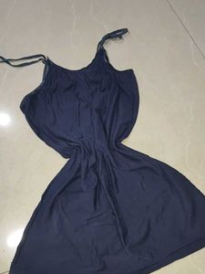 Navy Blue Bikini Top