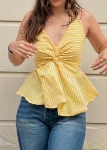 💛⭐️Yellow Halter Neck Top💛⭐️