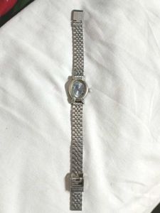Elegant Silver Tone Watch