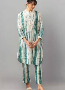 Stylish Tie-Dye Kurta Set