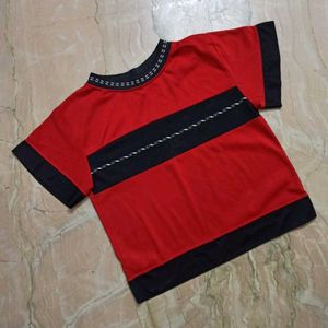 Red &amp; Black Tank Top