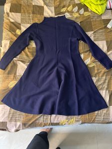 Navy Blue Skater Dress