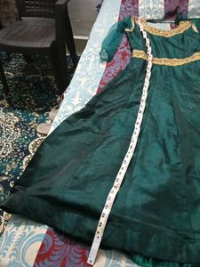 Emerald Green Ethnic Gown