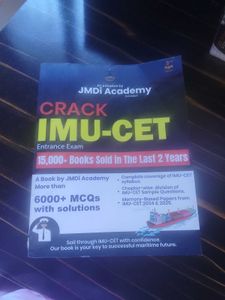 Crack IMU-CET Entrance Exam Book