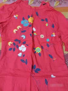 Floral Print Kurta