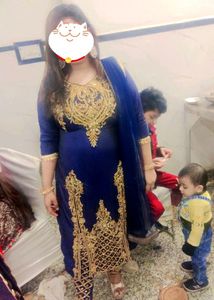 Full. Heavy Zarkan Work Suit With Embroidery Pant