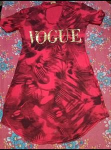 Vogue T-Shirt and Striped Top