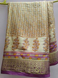 Elegant Ethnic semi-mysore silk Saree