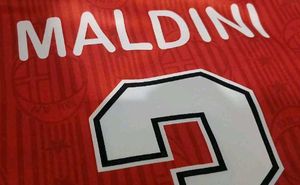 AC Milan Opel Retro Football Jersey