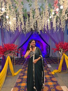 Elegant Emerald Green anarkali medium size