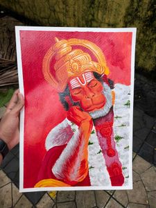 Handmade Hanuman Painting
