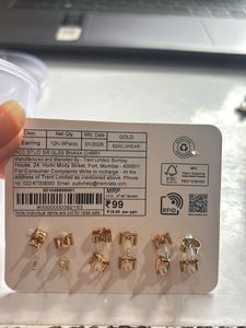 Zudio Fun Earrings Set