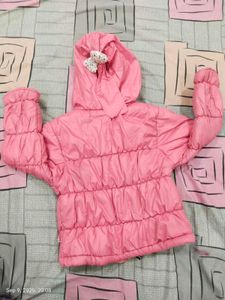 Cute Pink Kids Jacket Size 36