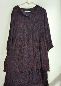 Stylish Printed middy dresss