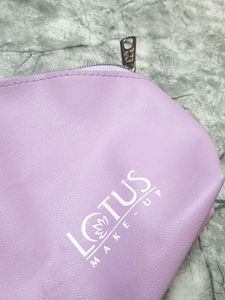 Lotus Professional Makeup Pouch. Big Size. Lavender Colour