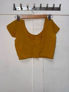 Mustard Yellow Ethnic Blouse