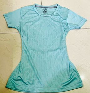 Light Blue Athletic T-Shirt