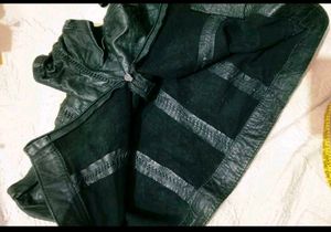 Zara Leather Crop Top with shorts 👍