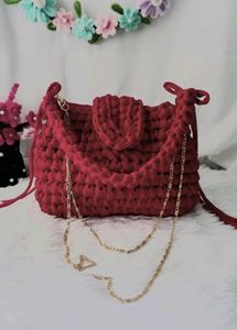 Chic Crochet Shoulder/hand Bag