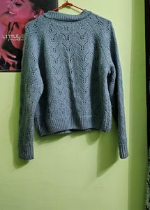 Blue Trendyol Women Sweater M SIZE