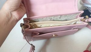 Quilted Pink Crossbody Bag