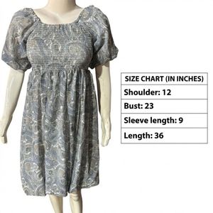 Bohemian Paisley Print Midi Dress
