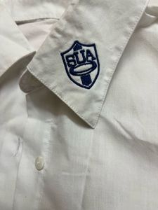 White Men's Shirt with Logo
