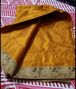 Beautiful Mustard Yellow Saree