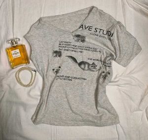Y2K printed graphic top