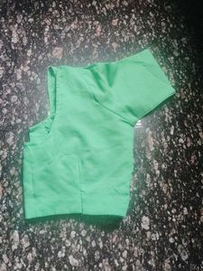 Bright Green Designer Blouse