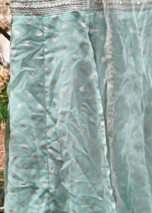 Beautiful Teal Kurta Set with Dupatta