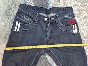 Men's Dark Wash Designer Jeans