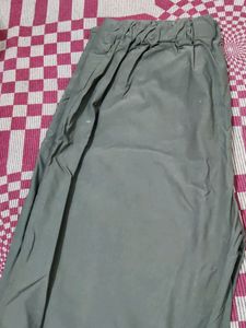 Olive Green Nylon Pants