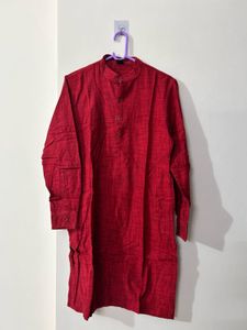 Men's Red Kurta