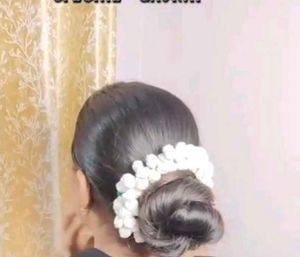 Navaratri Special Gajra Hair Accessory Handmad Cor