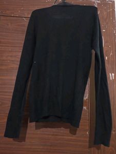 Black V-Neck T-shirt For Women | Women Black V Neck T-Shirt | Stretchable Black V Neck T-shirt