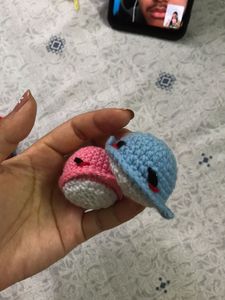 Crocheted Whale Toys