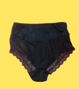 Black Lace Detail Briefs
