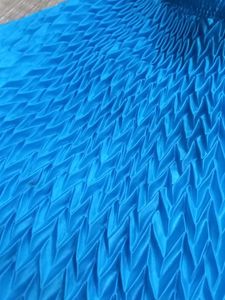 Beautiful Blue Pleated Skirt