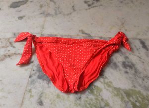 Red Polka Dot Bikini Bottom